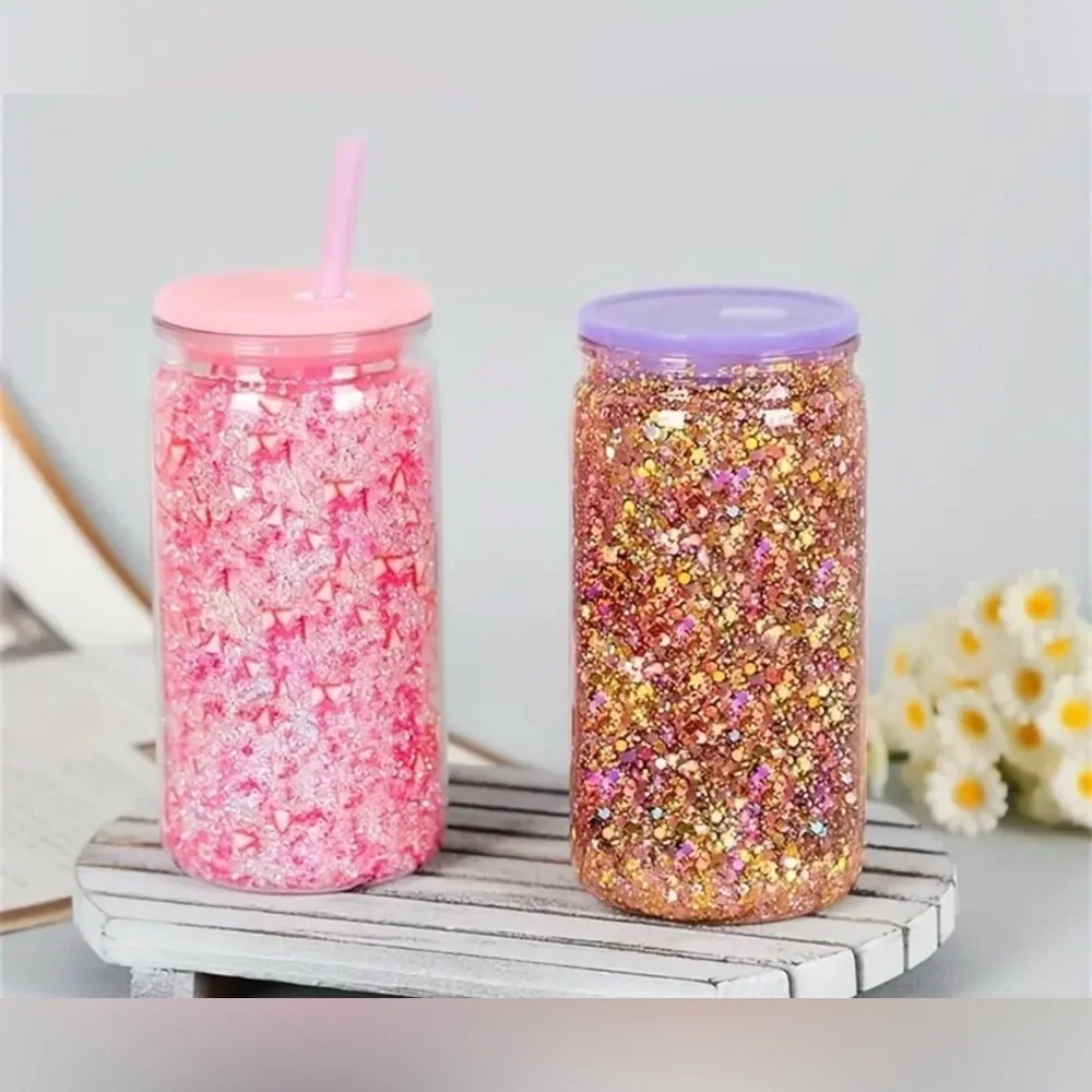 16oz Acrylic Double-Walled Tumbler for CUSTOM Snow Globe Tumbler Creation - Picture 6 of 6
